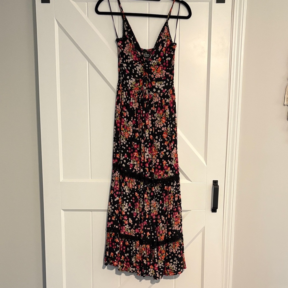 Angie Floral Maxi Dress Size S